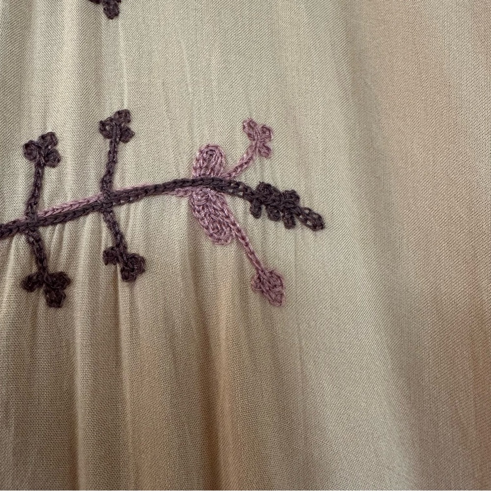 Bagus Kaftan Coverall Mauve Pink embroidery size OS Women - Picture 6 of 13